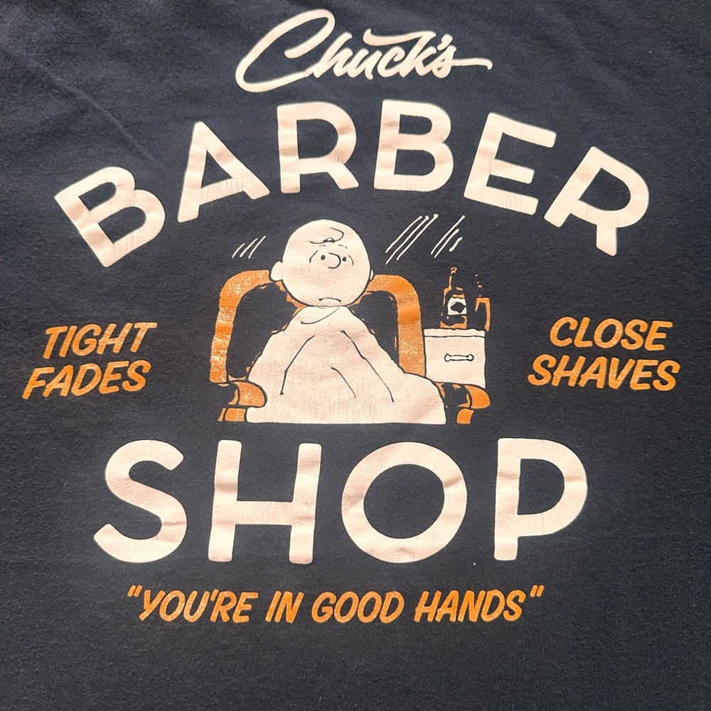 Chuck's Barber Shop Graphic T-Shirt